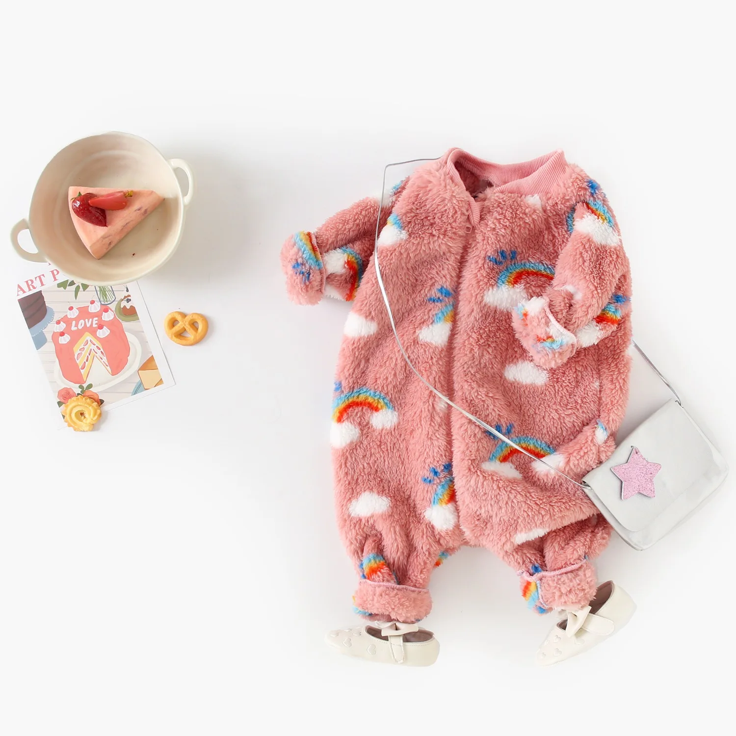 Sanlutoz Cute Winter Warm Long Sleeve Fleece Thickened Toddler Girls Jumpsuits Zippper
Sanlutoz Cute Winter Warm Long Sleeve Fleece Thickened Toddler Girls Jumpsuits Zippper