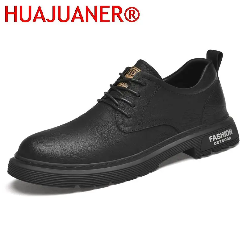 Simple Genuine Leather Mens Shoes Fashion Men Dress Shoes Lace-up Brand Man Oxfords Formal Footwear British Style Gents Flats
Simple Genuine Leather Mens Shoes Fashion Men Dress Shoes Lace-up Brand Man Oxfords Formal Footwear British Style Gents Flats
