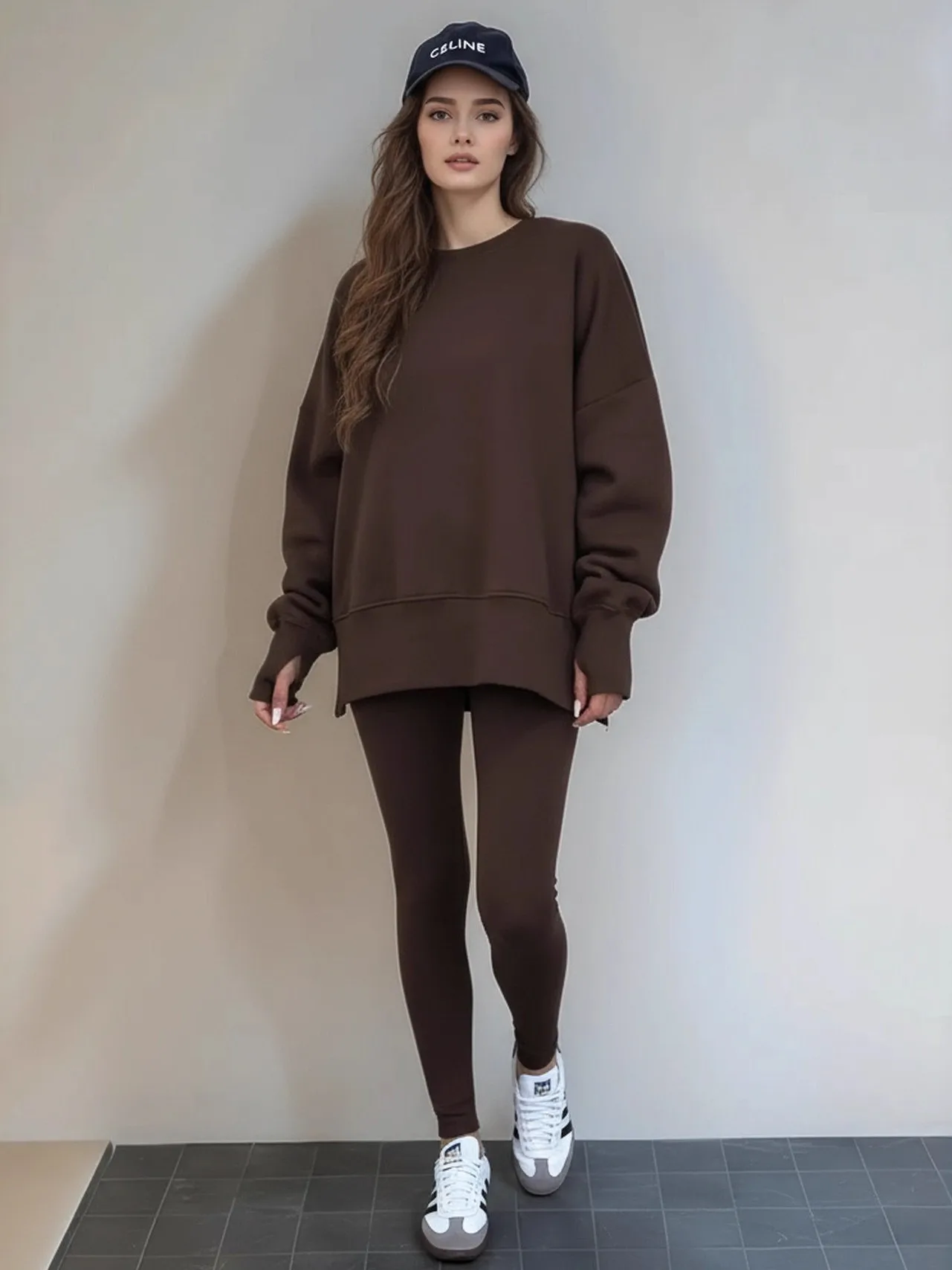 Loose Casual Long Sleeve Sweatshirt Set Women's Bottoming Long Pants Autumn Winter Two-Piece Polyester Fiber round Neck Hoodie
Loose Casual Long Sleeve Sweatshirt Set Women's Bottoming Long Pants Autumn Winter Two-Piece Polyester Fiber round Neck Hoodie