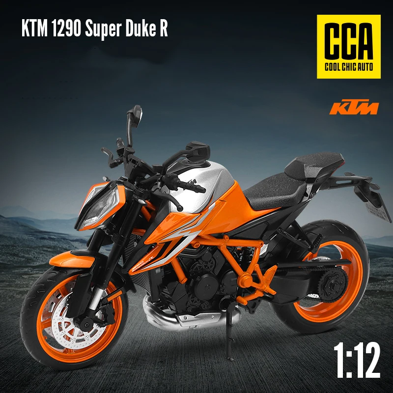 CCA 1:12 KTM 1290 Super Duke R сплав для мотокросса, лицензированная модель мотоцикла, коллекция игрушечных автомобилей, подарок, статическое производство литья под давлением
CCA 1:12 KTM 1290 Super Duke R сплав для мотокросса, лицензированная модель мотоцикла, коллекция игрушечных автомобилей, подарок, статическое производство литья под давлением
