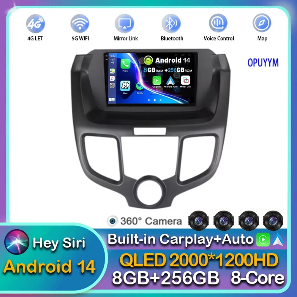 Автомагнитола Carplay, Android 14, Wi-Fi + 4G, для Honda Odyssey 2004 2005 2006 2007 2008, мультимедийный плеер с GPS, стерео, 2din, головное устройство
Автомагнитола Carplay, Android 14, Wi-Fi + 4G, для Honda Odyssey 2004 2005 2006 2007 2008, мультимедийный плеер с GPS, стерео, 2din, головное устройство