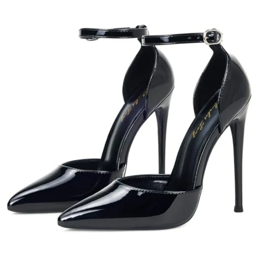 Elisabet Tang High Heels, Women Pumps D'Orsay Ankle Strap Pointed Toe Stiletto Heels Party Wedding Shoes
Elisabet Tang High Heels, Women Pumps D'Orsay Ankle Strap Pointed Toe Stiletto Heels Party Wedding Shoes