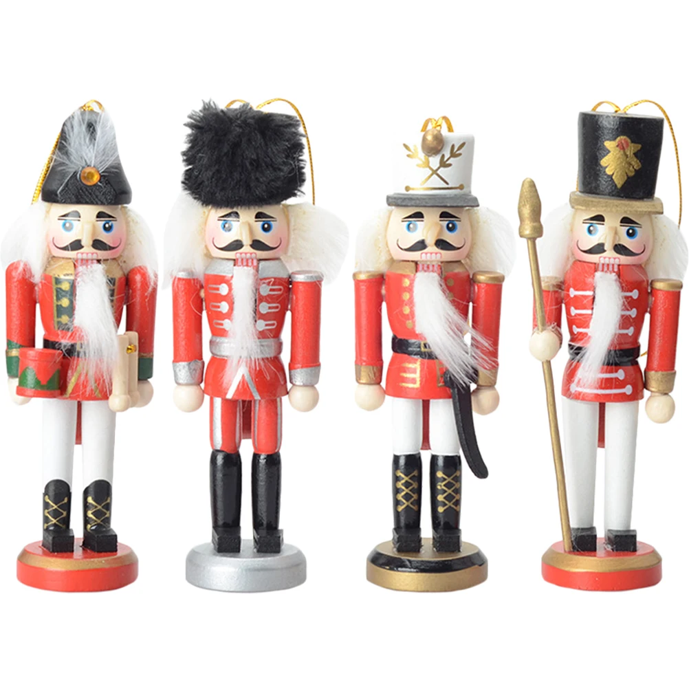 Wooden Nutcracker Statue Xmas Decor Hanging naments Craft Festival Gifts Christmas Tree Decorations Realistic Design
Wooden Nutcracker Statue Xmas Decor Hanging naments Craft Festival Gifts Christmas Tree Decorations Realistic Design