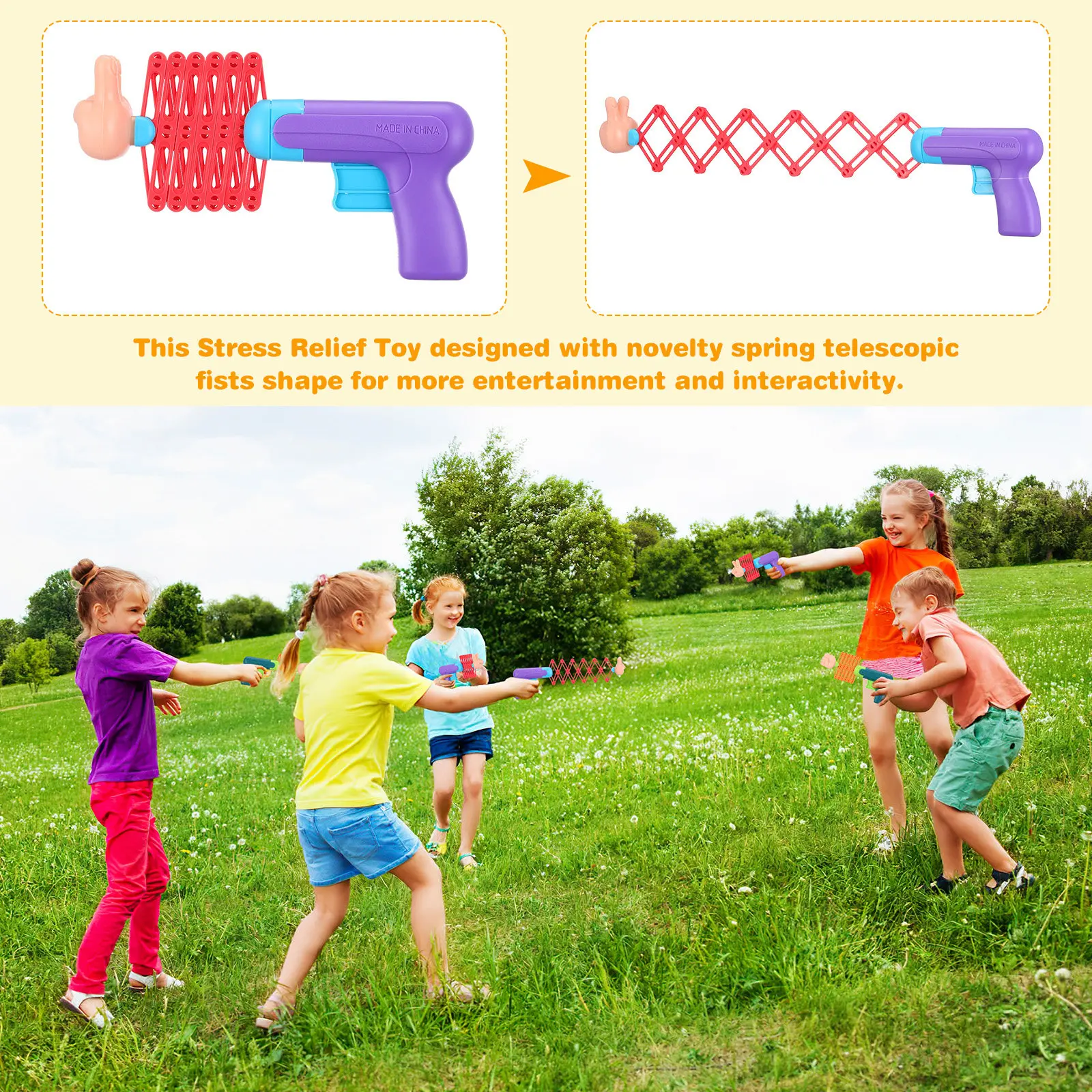 2Pcs Spring Telescopic Fists Creative Prank Stress Relief Hands Indoor Outdoor Game Props for Kids Office Playing
2Pcs Spring Telescopic Fists Creative Prank Stress Relief Hands Indoor Outdoor Game Props for Kids Office Playing