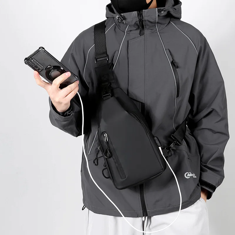 1pcs Chest Bag Film Coated Waterproof Durable Sling Crossbody Bag for Men Outdoor Commute
1pcs Chest Bag Film Coated Waterproof Durable Sling Crossbody Bag for Men Outdoor Commute