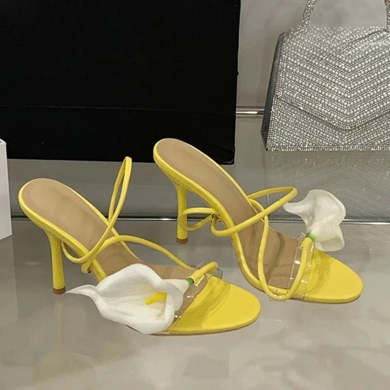 Brand Designer Thin High Sandals Women Sexy Back Strap Party Dress Shoes Yellow Green Fashion Flower Wedding High Heels Ladies
Brand Designer Thin High Sandals Women Sexy Back Strap Party Dress Shoes Yellow Green Fashion Flower Wedding High Heels Ladies