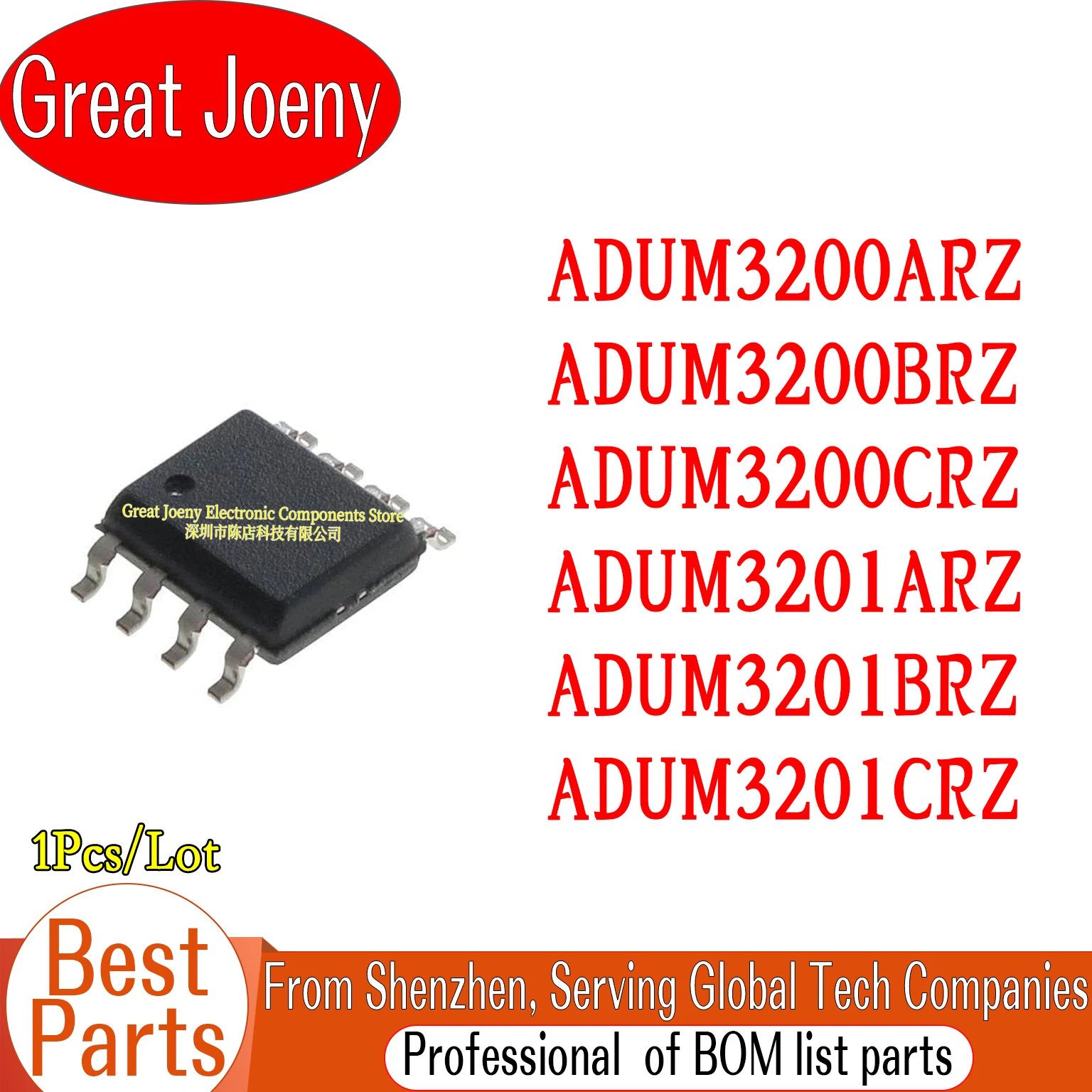 100% New Original ADUM3200ARZ ADUM3200BRZ ADUM3200CRZ ADUM3201ARZ ADUM3201BRZ ADUM3201CRZ 3200ARZ 3200BRZ 3200CRZ 3201ARZ
100% New Original ADUM3200ARZ ADUM3200BRZ ADUM3200CRZ ADUM3201ARZ ADUM3201BRZ ADUM3201CRZ 3200ARZ 3200BRZ 3200CRZ 3201ARZ