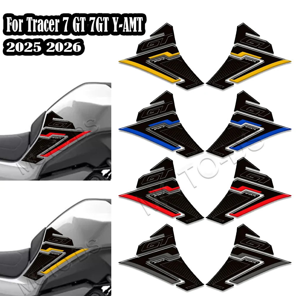 Motorcycle For Tracer 7 GT 7GT Y-AMT Tank Pad Side Grips Gas Fuel Oil Knee Protector Stickers Decals 2025 2026
Motorcycle For Tracer 7 GT 7GT Y-AMT Tank Pad Side Grips Gas Fuel Oil Knee Protector Stickers Decals 2025 2026
