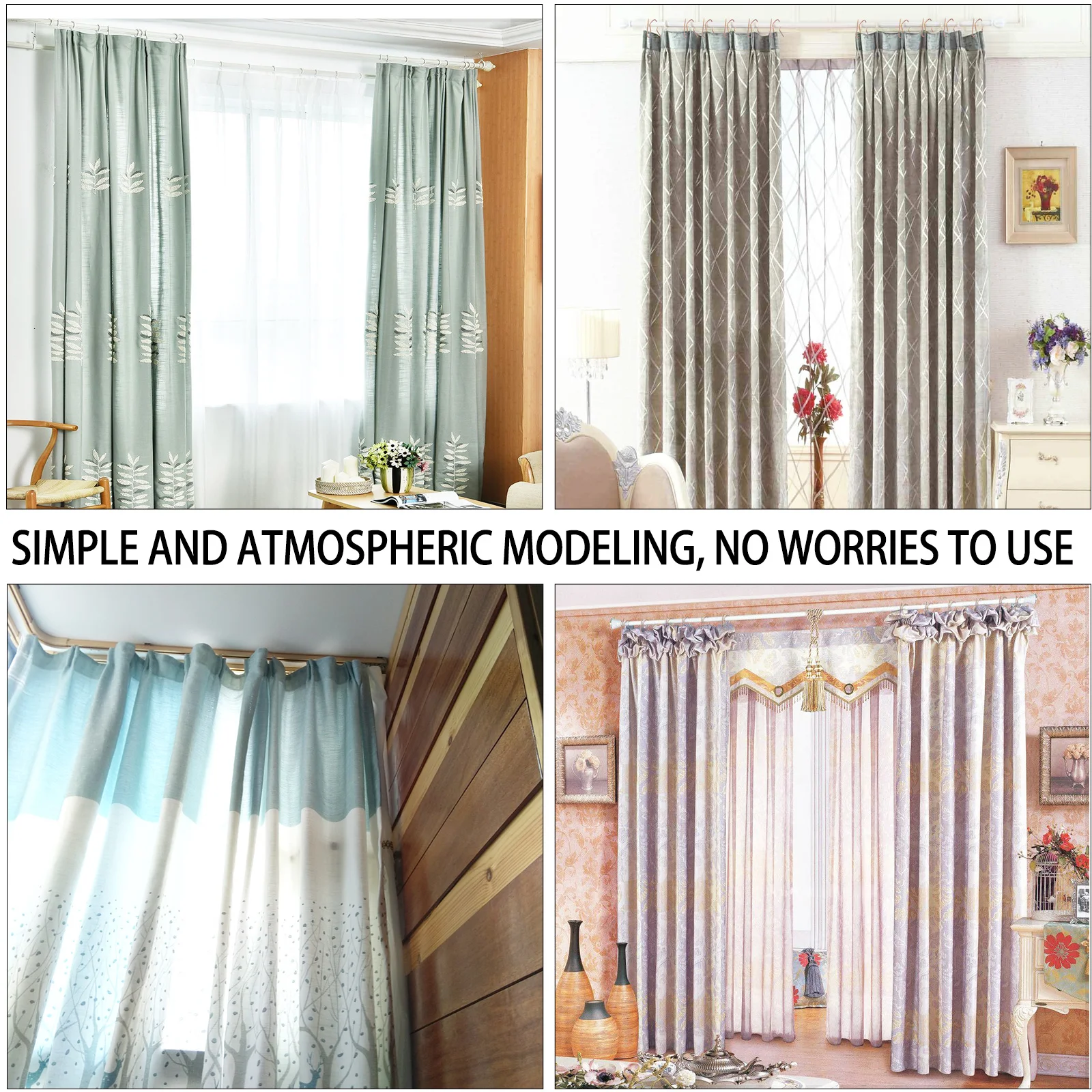 750Pcs Metal Curtain Hooks Ferroalloy Sturdy Pin-on Drapery Hooks Heavy-Duty Curtain Hangers Drapery Hook Hanging Hook
750Pcs Metal Curtain Hooks Ferroalloy Sturdy Pin-on Drapery Hooks Heavy-Duty Curtain Hangers Drapery Hook Hanging Hook