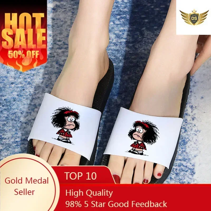 shoes for women Funny Cartoon Mafalda Summer Comfortable Indoor Bedroom Home Shoes Ladies Flip Flops Women
shoes for women Funny Cartoon Mafalda Summer Comfortable Indoor Bedroom Home Shoes Ladies Flip Flops Women