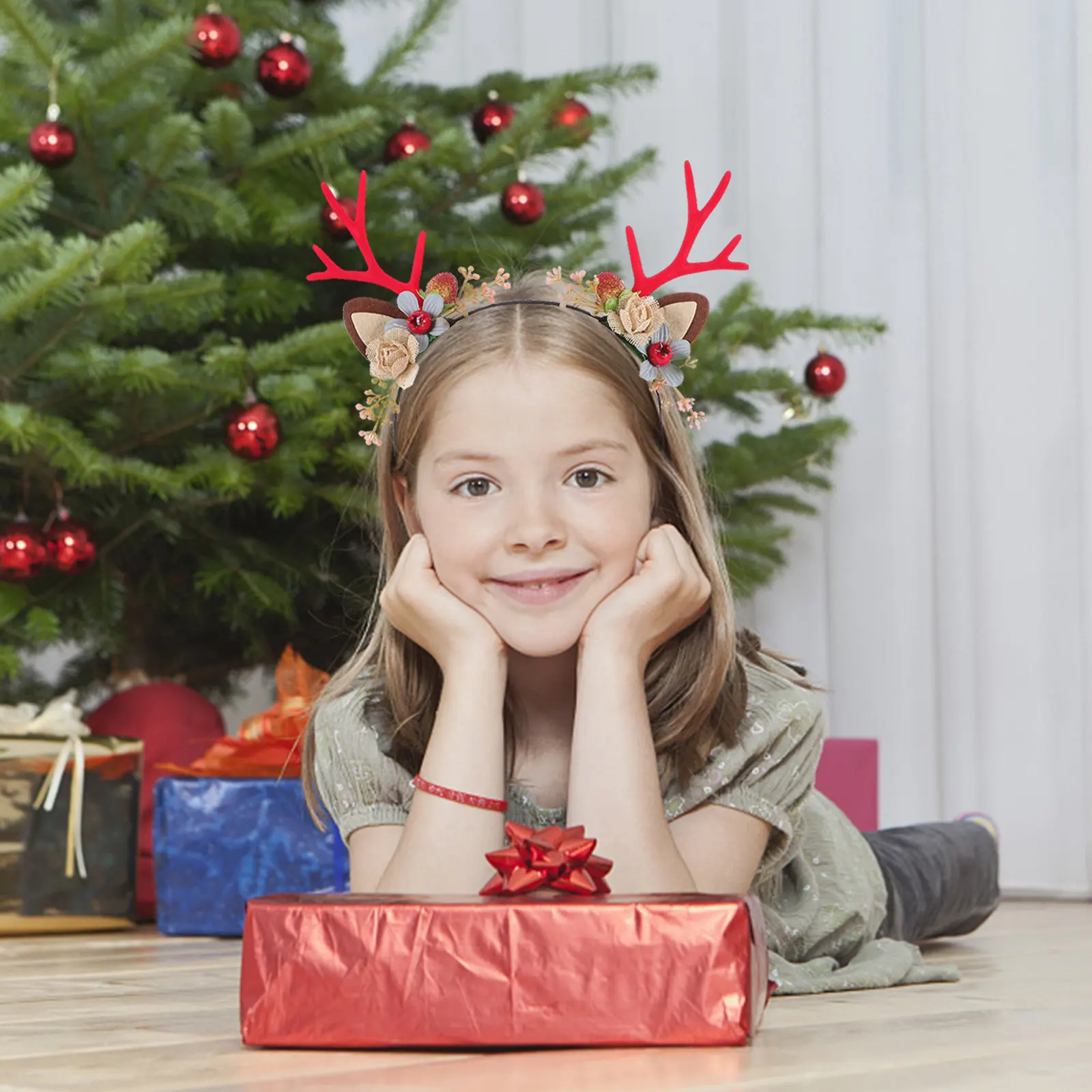 1 шт. Красная повязка на голову с оленьими рожками для рождественской вечеринки, аксессуар для праздничного костюма, украшение для волос на фестиваль, для детей и взрослых
1 шт. Красная повязка на голову с оленьими рожками для рождественской вечеринки, аксессуар для праздничного костюма, украшение для волос на фестиваль, для детей и взрослых