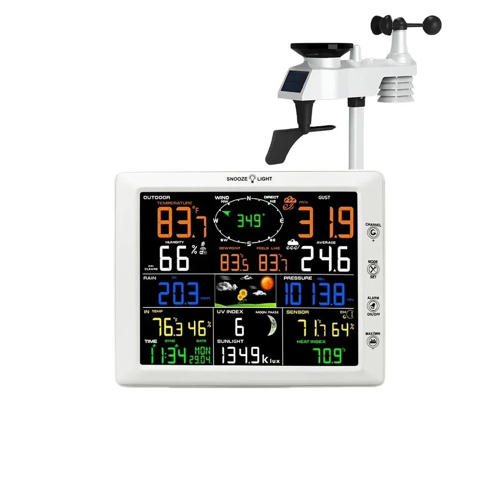 2026 HEDAO Wi-Fi Weather Station With Solar Outdoor Weather station Remote Monitoring IP65 3m Probe Rain Gauge
2026 HEDAO Wi-Fi Weather Station With Solar Outdoor Weather station Remote Monitoring IP65 3m Probe Rain Gauge