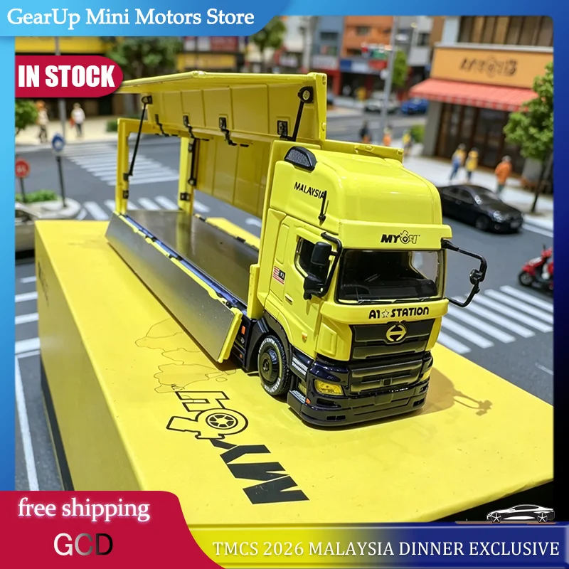 In Stock GCD 1:64 TMCS 2026 Malaysia Dinner Exclusive Racing Container Transporter Diecast Alloy Truck Model Limited Collectible
In Stock GCD 1:64 TMCS 2026 Malaysia Dinner Exclusive Racing Container Transporter Diecast Alloy Truck Model Limited Collectible
