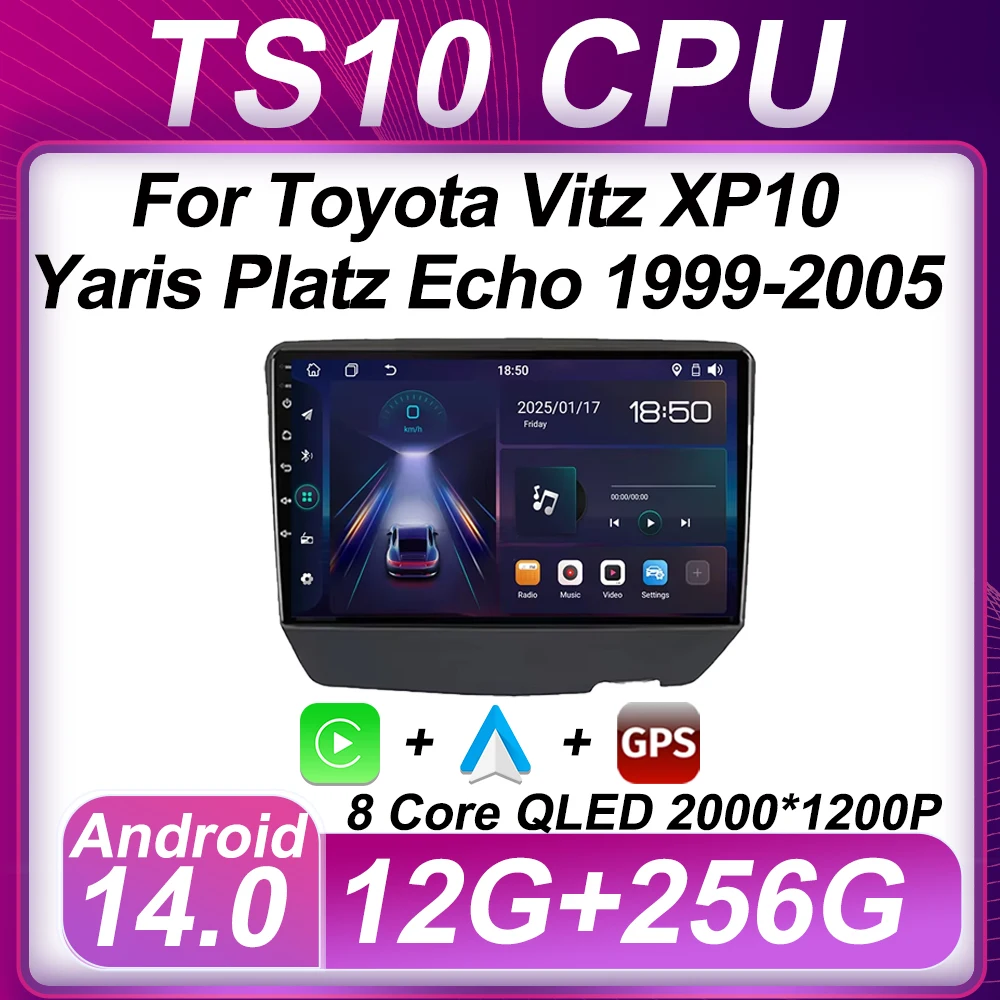 Автомобильный экран Android 14, для Toyota Vitz XP10 Yaris Platz Echo 1999-2005, автомобильный радиоприемник, стерео головное устройство, автомобильный мультимедийный Bluetooth
Автомобильный экран Android 14, для Toyota Vitz XP10 Yaris Platz Echo 1999-2005, автомобильный радиоприемник, стерео головное устройство, автомобильный мультимедийный Bluetooth