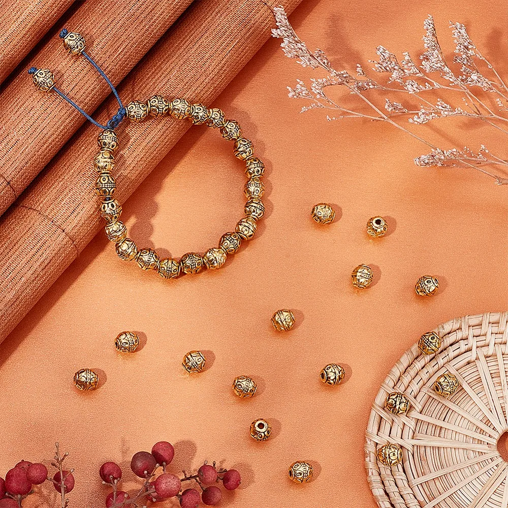 100Pcs Style Alloy Beads Cadmium Free Lead Free Barrel Golden 7x7.5mm Hole: 1.8mm 100pcs
100Pcs Style Alloy Beads Cadmium Free Lead Free Barrel Golden 7x7.5mm Hole: 1.8mm 100pcs