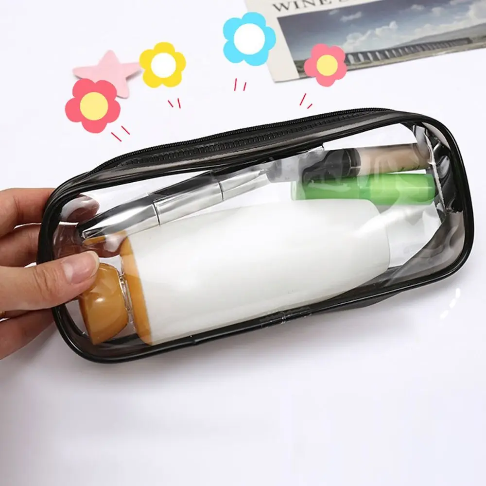 Portable PVC Transparent Pencil Case Transparent Waterproof Cosmetic Bag School Supplies Stationery Pencil Storage Bag
Portable PVC Transparent Pencil Case Transparent Waterproof Cosmetic Bag School Supplies Stationery Pencil Storage Bag