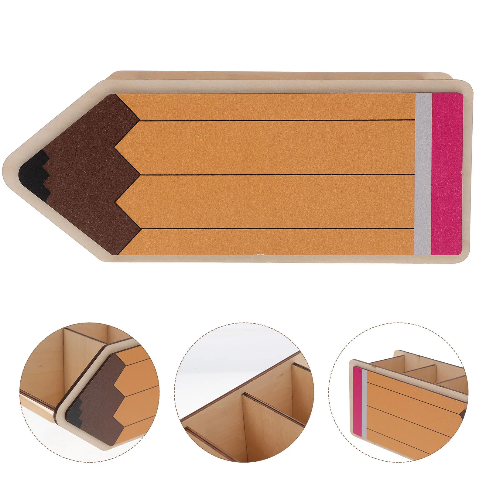 Wooden Holder Desk Organizer Pen Cup For Office School Storage Pencil Box Marker Makeup Brush Container Pencil Shaped
Wooden Holder Desk Organizer Pen Cup For Office School Storage Pencil Box Marker Makeup Brush Container Pencil Shaped