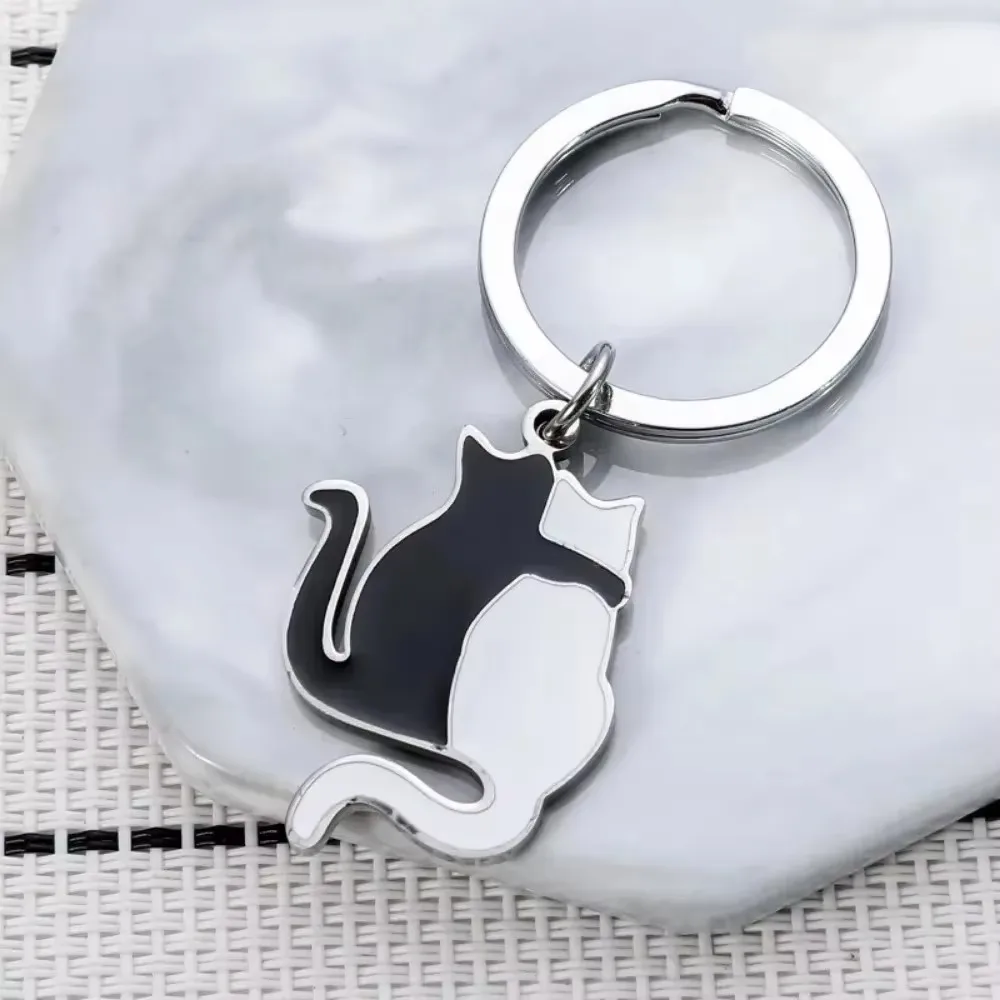 Black and White Cat Popular Keychain Couple Pendant Custom Logo Name Keyring Key Ring Buckle Chain Backpack Car Motorcyle Gift
Black and White Cat Popular Keychain Couple Pendant Custom Logo Name Keyring Key Ring Buckle Chain Backpack Car Motorcyle Gift