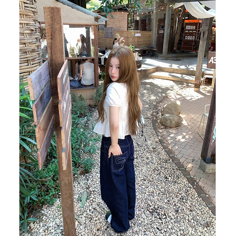 White ort Sve irt Women's Design Sensation Summer 2025 New plus Size Slimming ort Top Korean Sle Loose Fit
White ort Sve irt Women's Design Sensation Summer 2025 New plus Size Slimming ort Top Korean Sle Loose Fit