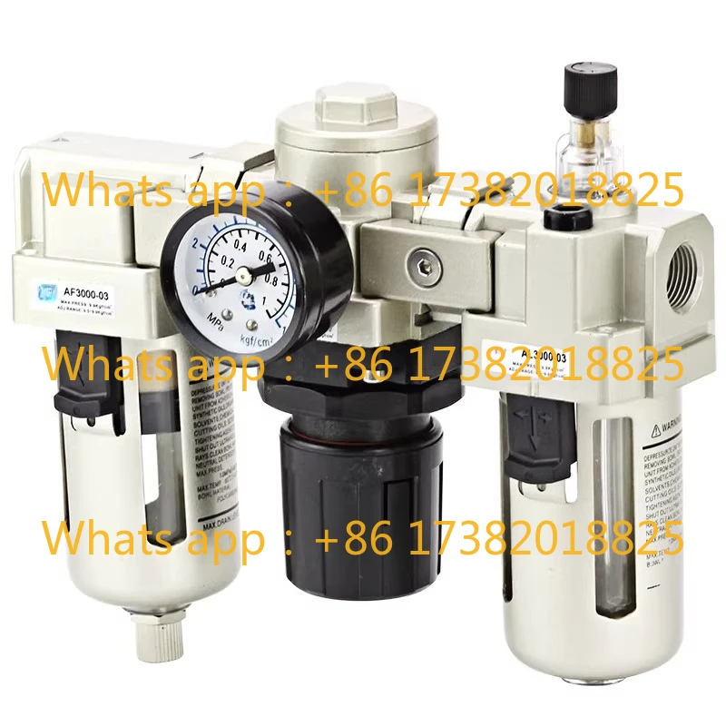 Pneumatic air source processor triplet AC 2000-02 with automatic drainage AC3000-03 pressure regulator filter
Pneumatic air source processor triplet AC 2000-02 with automatic drainage AC3000-03 pressure regulator filter