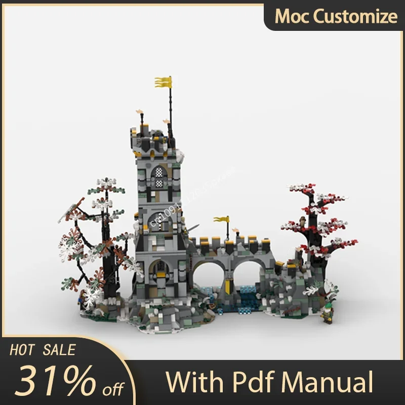 2119pcs Moc Medieval Watchtower of Axe Knight's Lost Kingdom Modularity Castle Building Blocks Assembly Bricks Toys Kid Gift
2119pcs Moc Medieval Watchtower of Axe Knight's Lost Kingdom Modularity Castle Building Blocks Assembly Bricks Toys Kid Gift