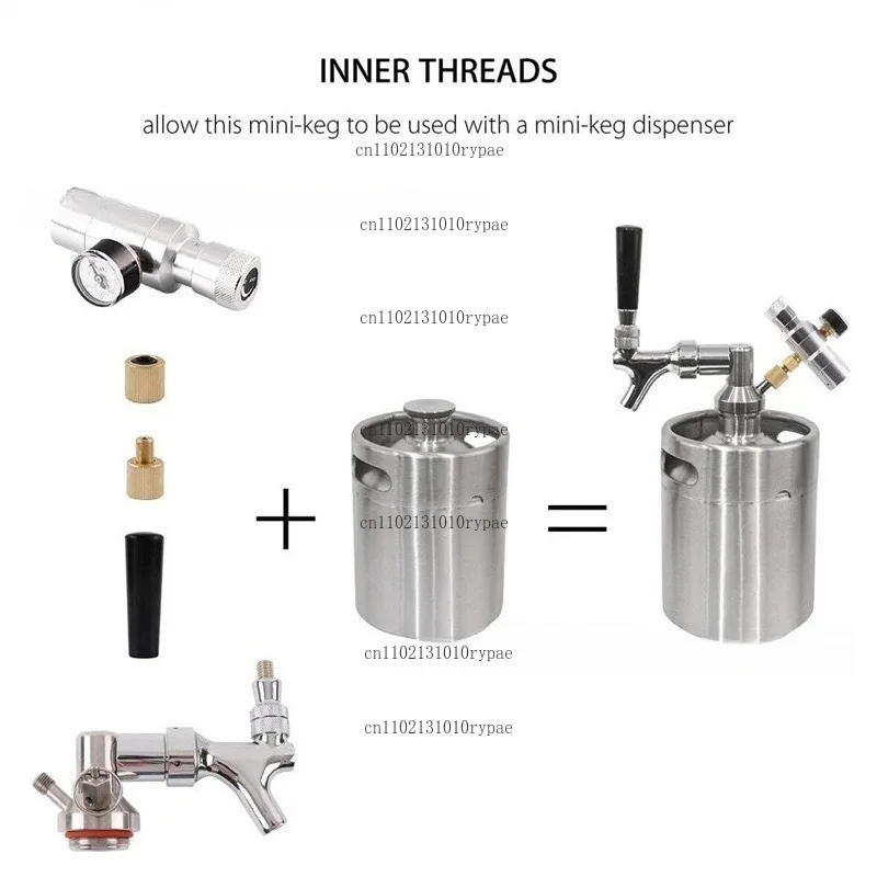304 stainless steel mini barrel wine dispenser set - bar counter container
304 stainless steel mini barrel wine dispenser set - bar counter container