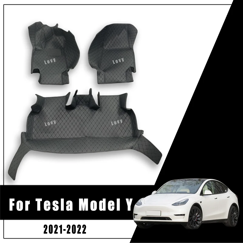 For Tesla Model Y 2022 2021 Car Floor Mats Auto Custom Pedals Carpets Interior Accessories Covers Foot Pads Automobiles Styling
For Tesla Model Y 2022 2021 Car Floor Mats Auto Custom Pedals Carpets Interior Accessories Covers Foot Pads Automobiles Styling
