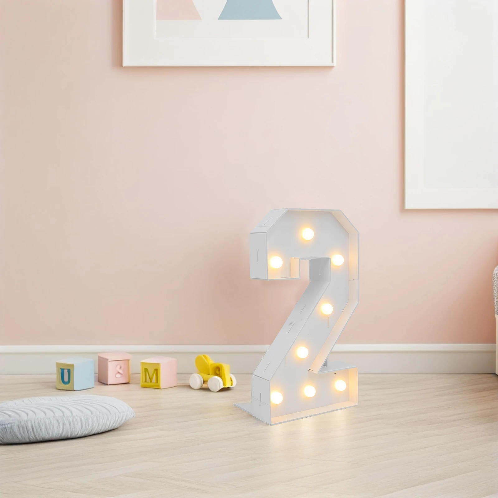 2.3 Feet Number 2 LED Party Decoration Bright Lights Birthday Halloween College Graduation Reusable Durable Material
2.3 Feet Number 2 LED Party Decoration Bright Lights Birthday Halloween College Graduation Reusable Durable Material