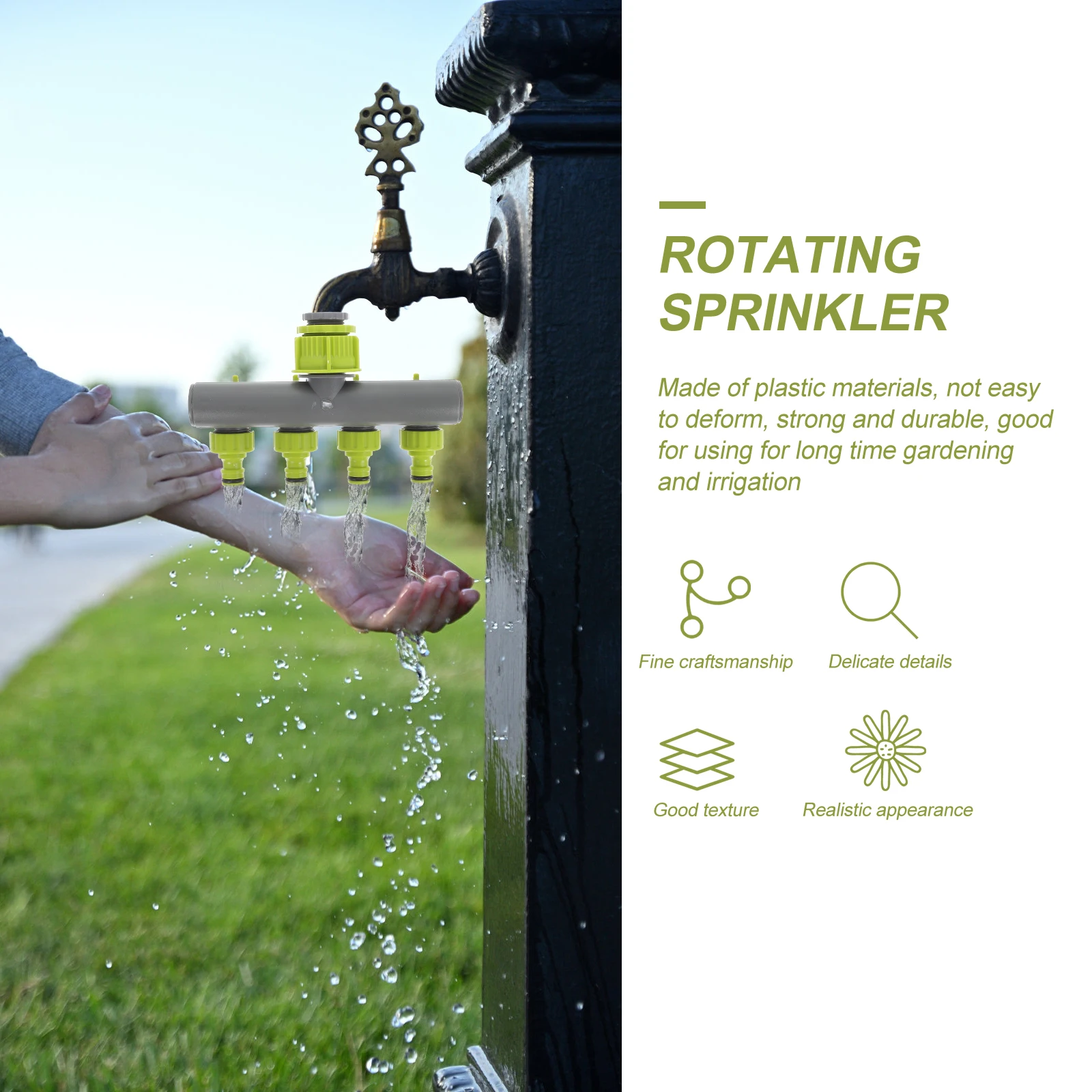 Garden Water Divider Exterior Faucets Hose Connector Coupling Connection Connectors Splitter Irrigation Heavy
Garden Water Divider Exterior Faucets Hose Connector Coupling Connection Connectors Splitter Irrigation Heavy