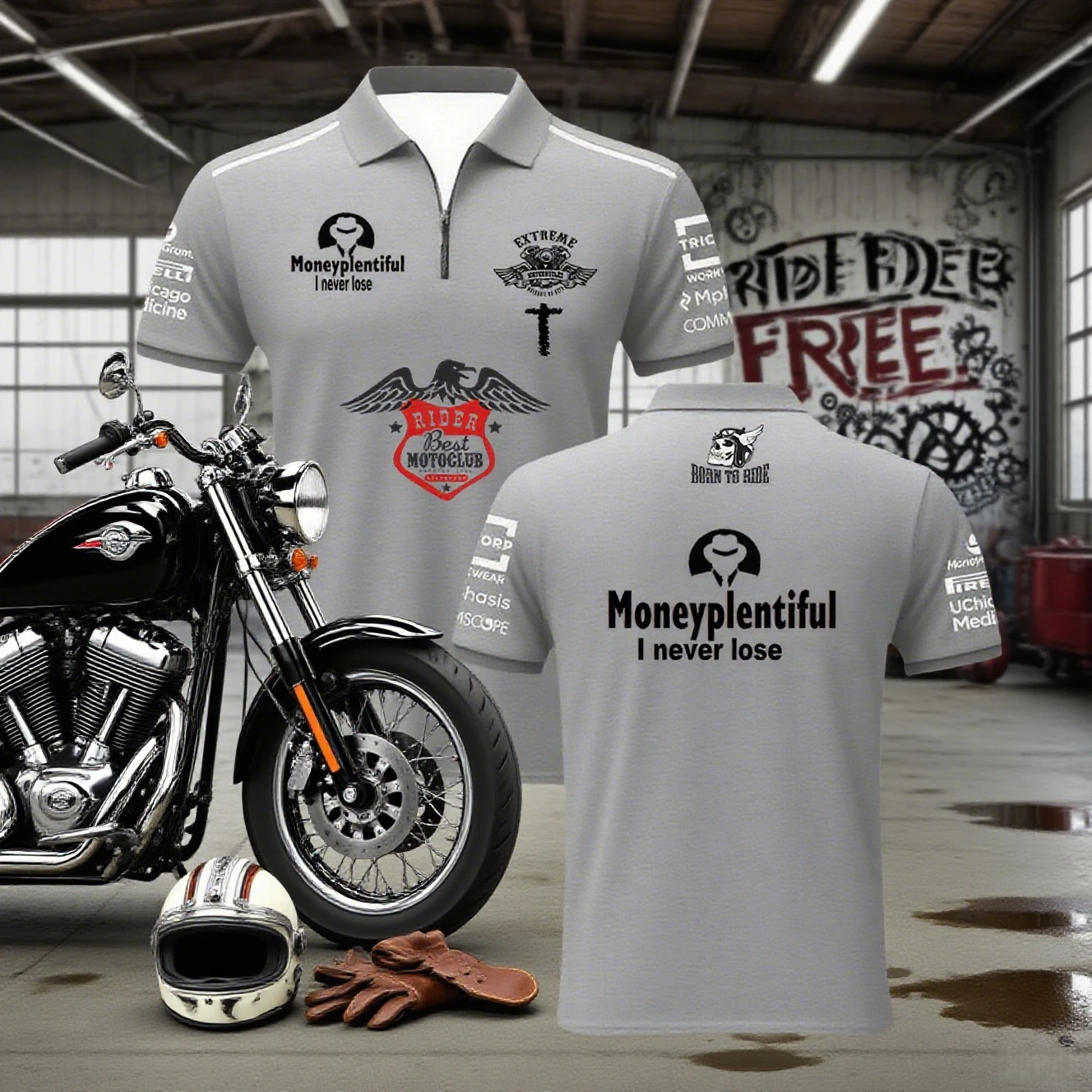 Men's Quick Drying POLO Shirt Motorcycle Style Comfortable Casual Short Sleeved High-end Luxury POLO Motorcycle F1 Sport T-shirt
Men's Quick Drying POLO Shirt Motorcycle Style Comfortable Casual Short Sleeved High-end Luxury POLO Motorcycle F1 Sport T-shirt