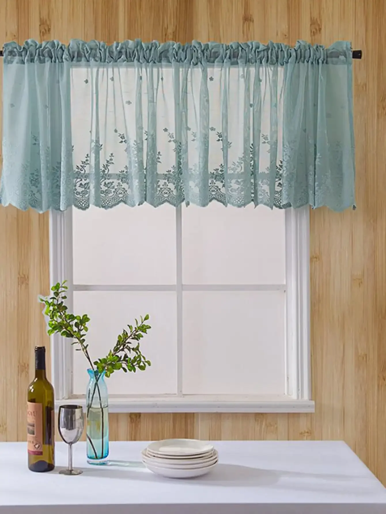 1pc Flower Embroidered Curtain
1pc Flower Embroidered Curtain