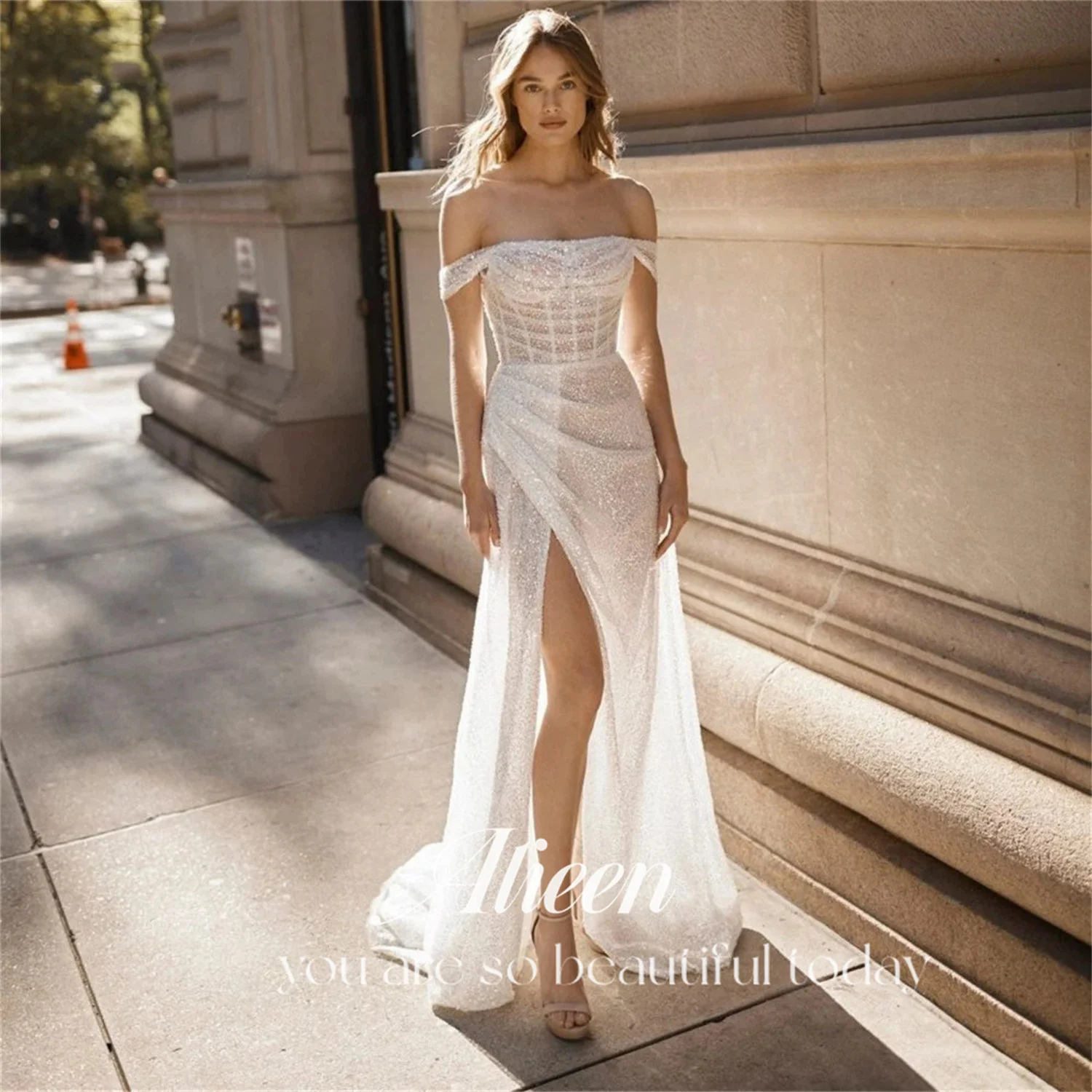 Aileen Shiny White Strapless Luxurious Sweetheart Bead Embroidery Midi Dresses Prom Clothes Evening Women Formal Luxury 2024 New
Aileen Shiny White Strapless Luxurious Sweetheart Bead Embroidery Midi Dresses Prom Clothes Evening Women Formal Luxury 2024 New