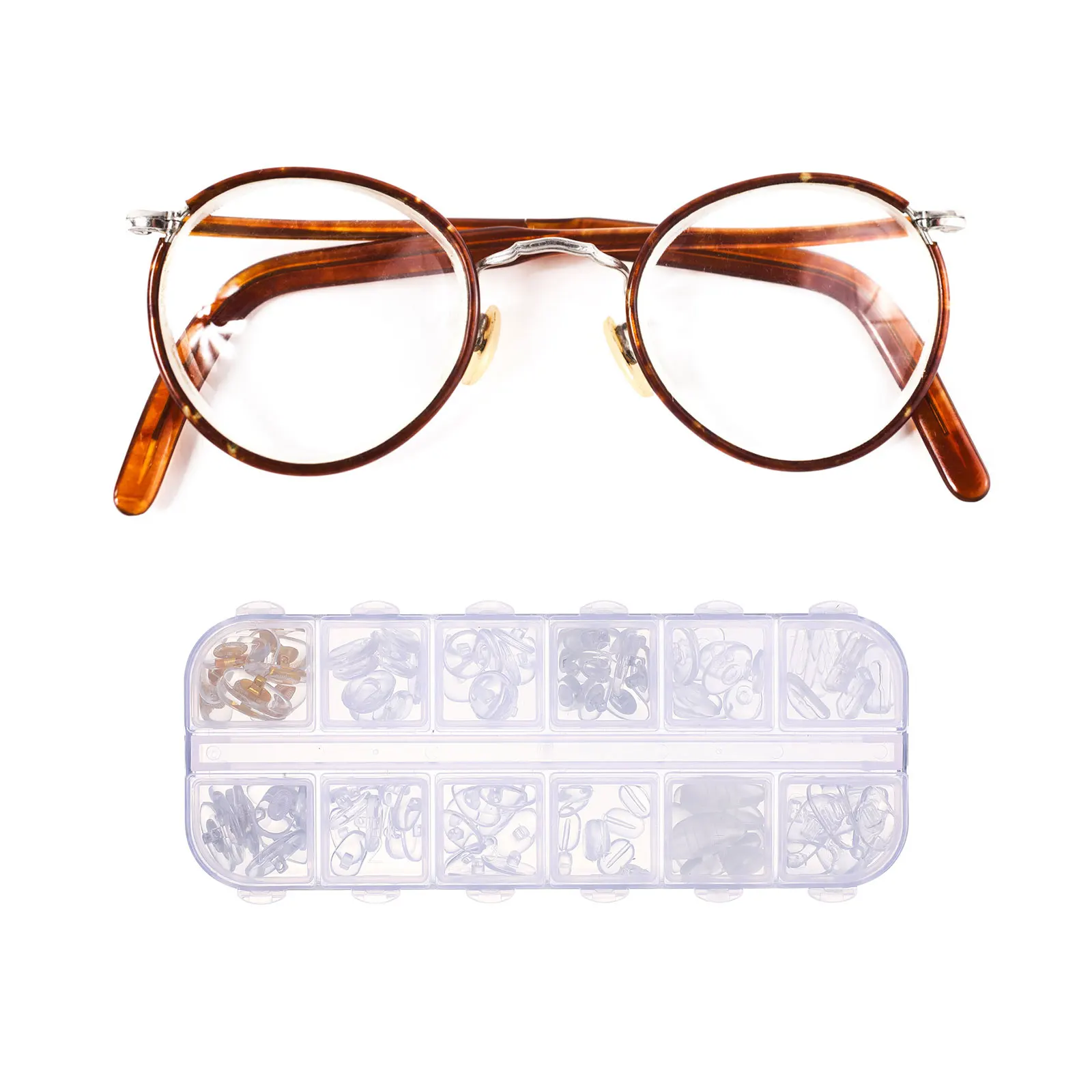 Nose Screw Set Eyeglasses Nose Pads Comfortable Silicone Replacement Cushions Glasses Supplies Supple Support Pad High Quality 
Nose Screw Set Eyeglasses Nose Pads Comfortable Silicone Replacement Cushions Glasses Supplies Supple Support Pad High Quality