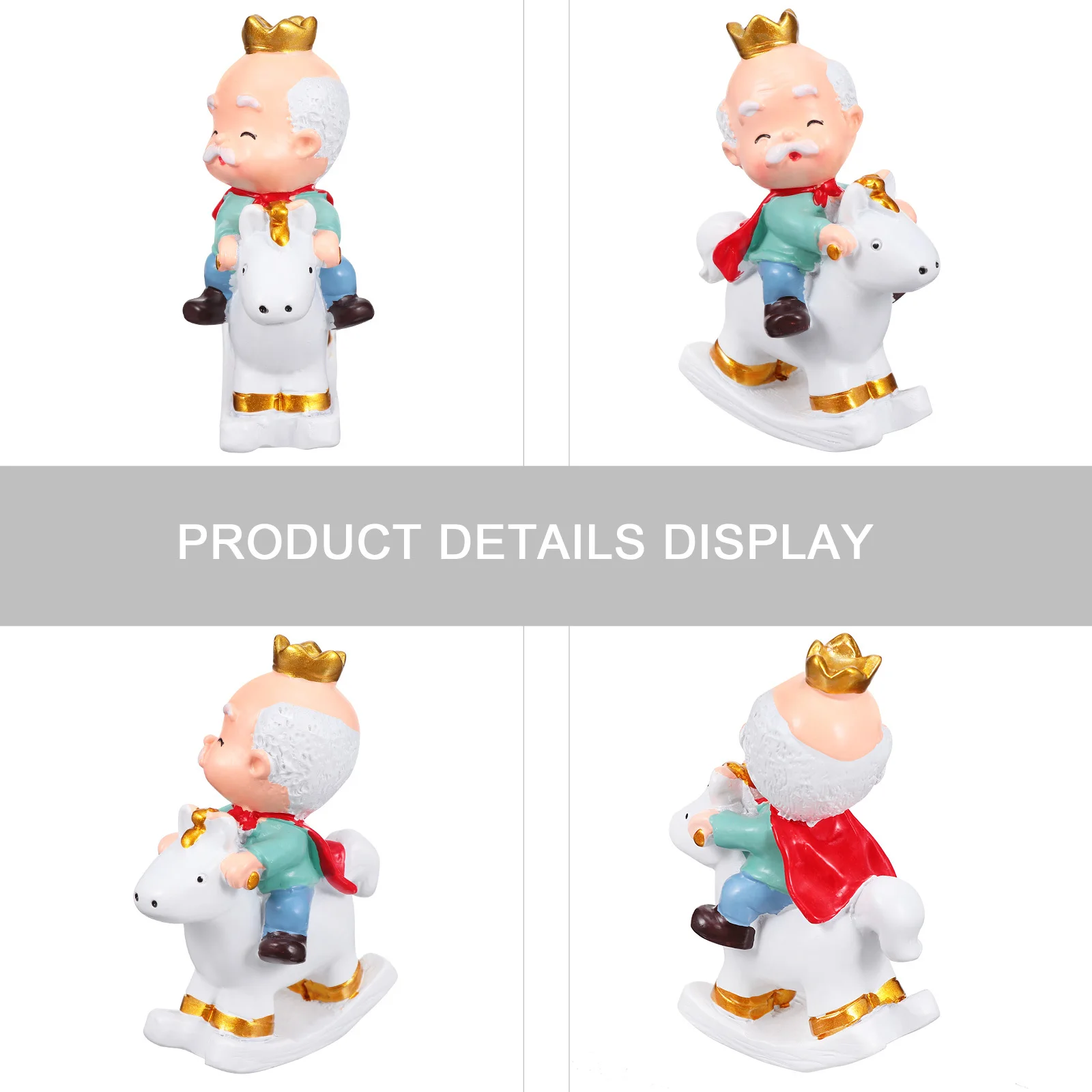 1Pcs Grandparents Cake Topper Resin Hand Painted Creative Horse Couple Decoration for Wedding Valentine Birthday Party Desktop
1Pcs Grandparents Cake Topper Resin Hand Painted Creative Horse Couple Decoration for Wedding Valentine Birthday Party Desktop