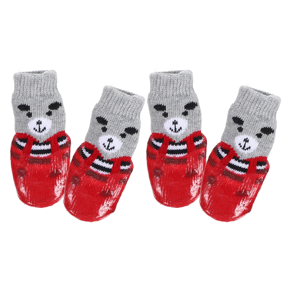 4 Pcs Waterproof Anti Slip Pet Socks Reusable Durable Breathable Cotton Cartoon Small Dog Socks Portable Washable Paw Protectors
4 Pcs Waterproof Anti Slip Pet Socks Reusable Durable Breathable Cotton Cartoon Small Dog Socks Portable Washable Paw Protectors