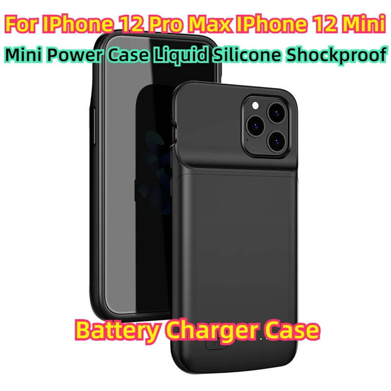 For IPhone 12 Pro Max IPhone 12 Mini Power Case Liquid Silicone Shockproof Extenal PowerBank Cove Capa Battery Charger Case
For IPhone 12 Pro Max IPhone 12 Mini Power Case Liquid Silicone Shockproof Extenal PowerBank Cove Capa Battery Charger Case