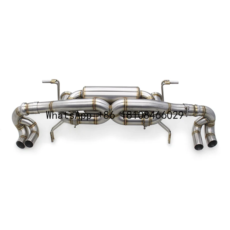 Stainless Steel Car Exhaust Catback System for Lamborghini Gallardo 5.2 LP550 LP560 LP570 2003- Racing Car Exhaust System for La
Stainless Steel Car Exhaust Catback System for Lamborghini Gallardo 5.2 LP550 LP560 LP570 2003- Racing Car Exhaust System for La