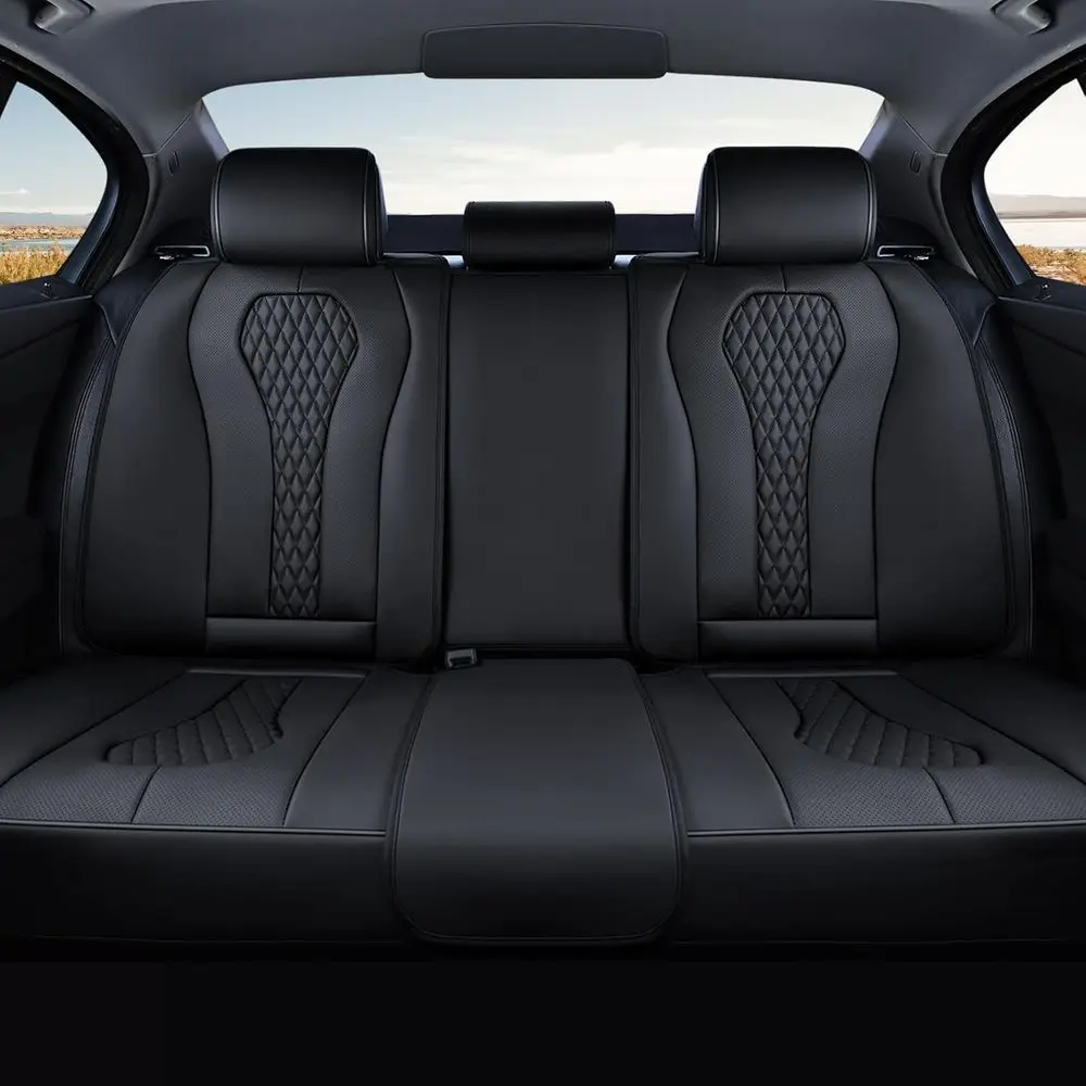 Back Seat Covers, Waterproo Car Protect, Black Leather Seat Covers, 3-Piece Automotive Seat Covers or Back Seats Unil it or SUVs
Back Seat Covers, Waterproo Car Protect, Black Leather Seat Covers, 3-Piece Automotive Seat Covers or Back Seats Unil it or SUVs