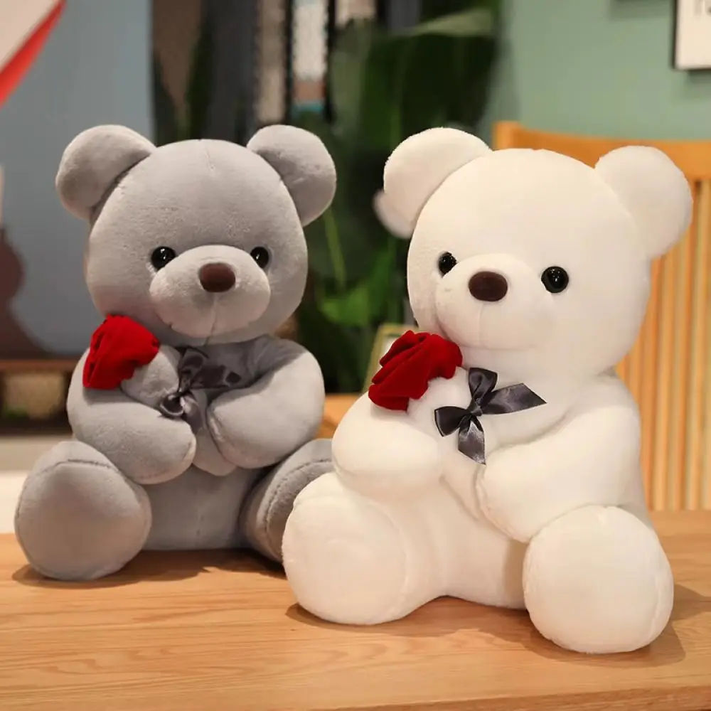 Stuffed Animal Rose Bear Plush Toy Cartoon Flower Hug Bear Plush Doll 23cm Soft Bear Plush Toy Romantic Gift
Stuffed Animal Rose Bear Plush Toy Cartoon Flower Hug Bear Plush Doll 23cm Soft Bear Plush Toy Romantic Gift