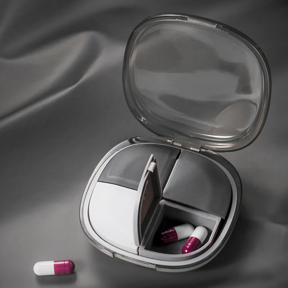 1Pcs Portable Pill Case 4 Compartments Plastic Container Mini Medicine Storage Box Lid Compact Travel Outdoor Case
1Pcs Portable Pill Case 4 Compartments Plastic Container Mini Medicine Storage Box Lid Compact Travel Outdoor Case