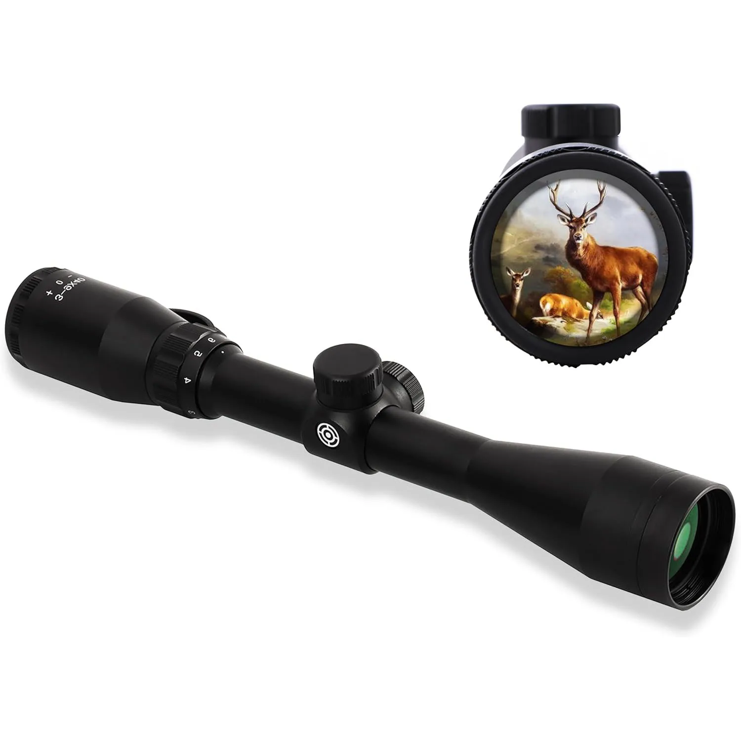 3-9x40 High-Precision Rifle Scope - Red/Green Reticle, 5-Level Illumination, 20mm Rail Fit, Durable Construction, Water-Resistan 
3-9x40 High-Precision Rifle Scope - Red/Green Reticle, 5-Level Illumination, 20mm Rail Fit, Durable Construction, Water-Resistan