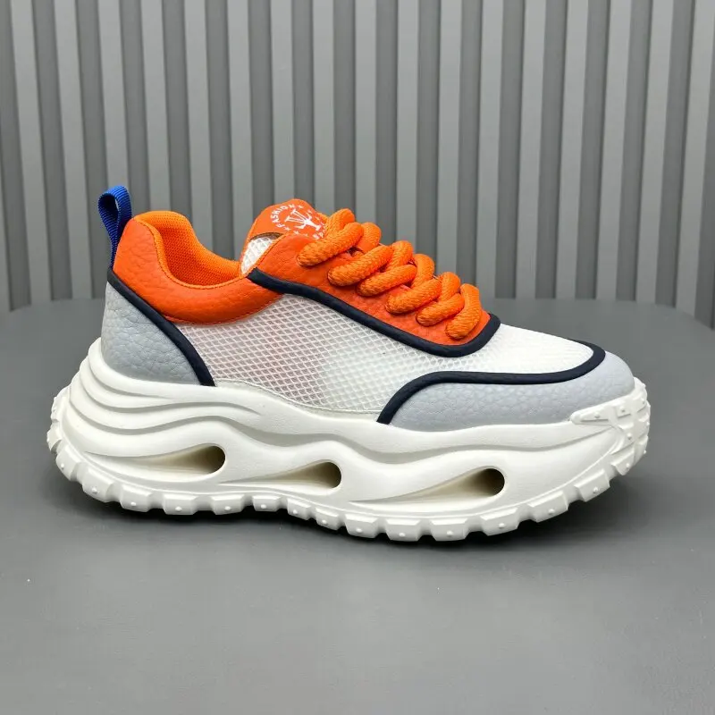 Men's Summer Mesh Breathable Casual Sports Shoes Trendy High-End Thick Sole Height Increasing Dad Sneakers
Men's Summer Mesh Breathable Casual Sports Shoes Trendy High-End Thick Sole Height Increasing Dad Sneakers