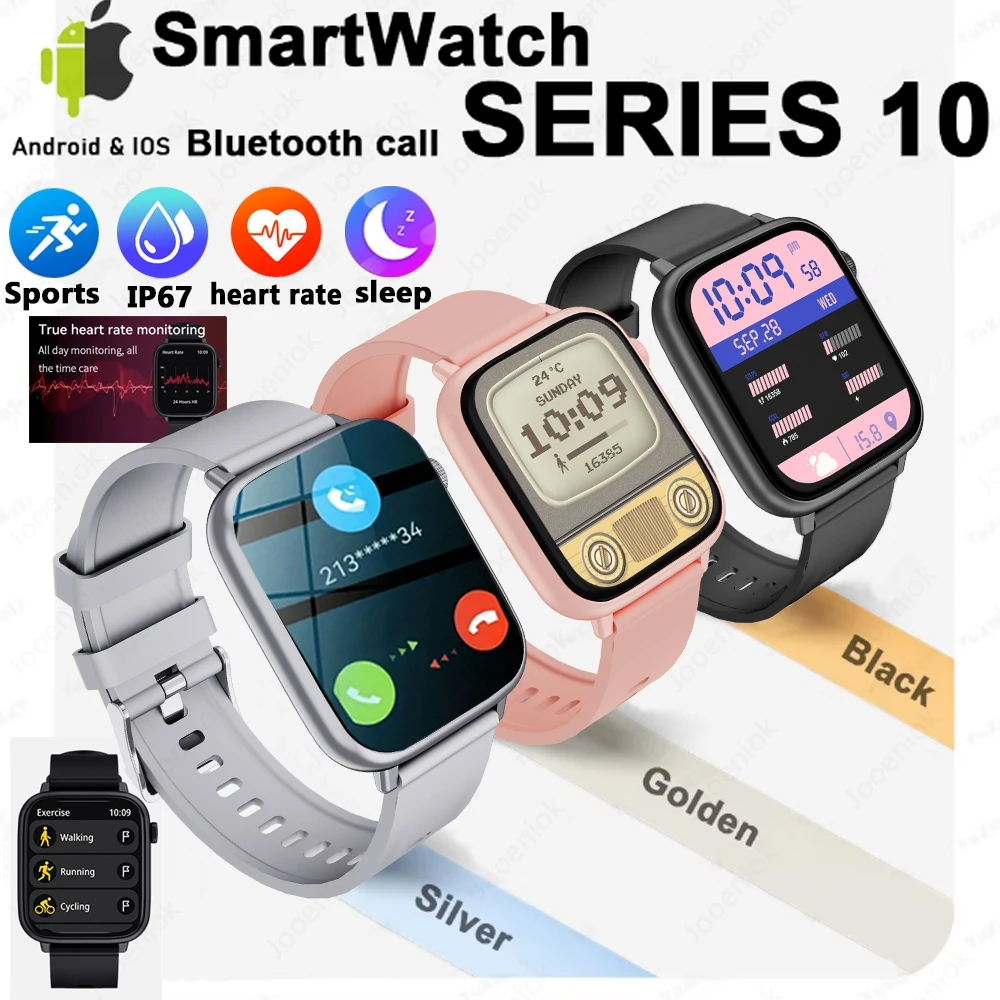 Настоящий AMOLED Bluetooth Talk Smart Watch Мужчины GPS Спорт Водонепроницаемые Часы Мониторинг Здоровья Smart Watch Серия 10 2024 Новые Часы
Настоящий AMOLED Bluetooth Talk Smart Watch Мужчины GPS Спорт Водонепроницаемые Часы Мониторинг Здоровья Smart Watch Серия 10 2024 Новые Часы