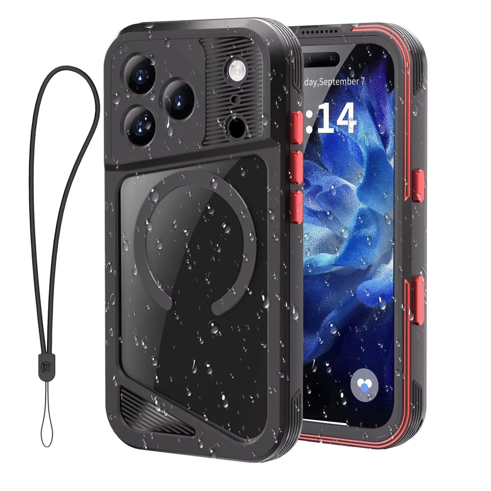 Outdoor water Metal sports Case For iPhone 17 Pro Max 17Pro Air IP68 Waterproof Shockproof Magnetic Cover Screen Protector
Outdoor water Metal sports Case For iPhone 17 Pro Max 17Pro Air IP68 Waterproof Shockproof Magnetic Cover Screen Protector