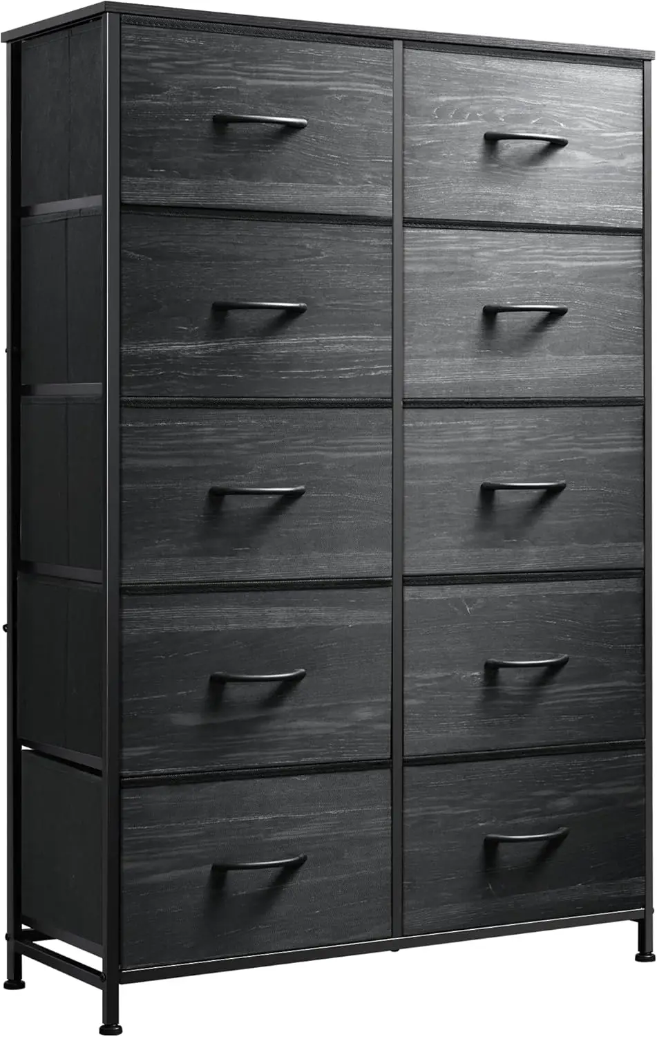 Black Tall Dresser for Bedroom with 10 Drawers Chest of Drawers Dressers Bedroom Furniture Storage Organizer Unit with Fabric Bi
Black Tall Dresser for Bedroom with 10 Drawers Chest of Drawers Dressers Bedroom Furniture Storage Organizer Unit with Fabric Bi