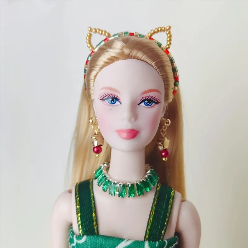 1/6 Supermodel Doll Wearing Exquisite Christmas Series Jewelry Fashion Necklace Earring Headband For 30cm Doll Xianxian Doll Toy
1/6 Supermodel Doll Wearing Exquisite Christmas Series Jewelry Fashion Necklace Earring Headband For 30cm Doll Xianxian Doll Toy
