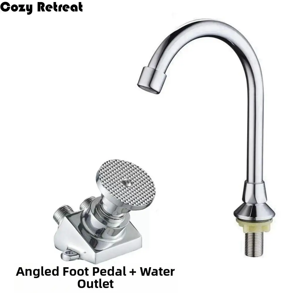 Single Cold Foot Pedal Valve Water Saving Brass Construction Bathroom Faucet Floor Mounted Slant Type Tap Pedal Sink Tap
Single Cold Foot Pedal Valve Water Saving Brass Construction Bathroom Faucet Floor Mounted Slant Type Tap Pedal Sink Tap