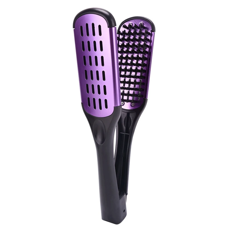 AA50-Boar Bristle Double Sided Brush Comb Clamp Anti-Static Hair Straightener Tool Comb Hair Splint Comb
AA50-Boar Bristle Double Sided Brush Comb Clamp Anti-Static Hair Straightener Tool Comb Hair Splint Comb