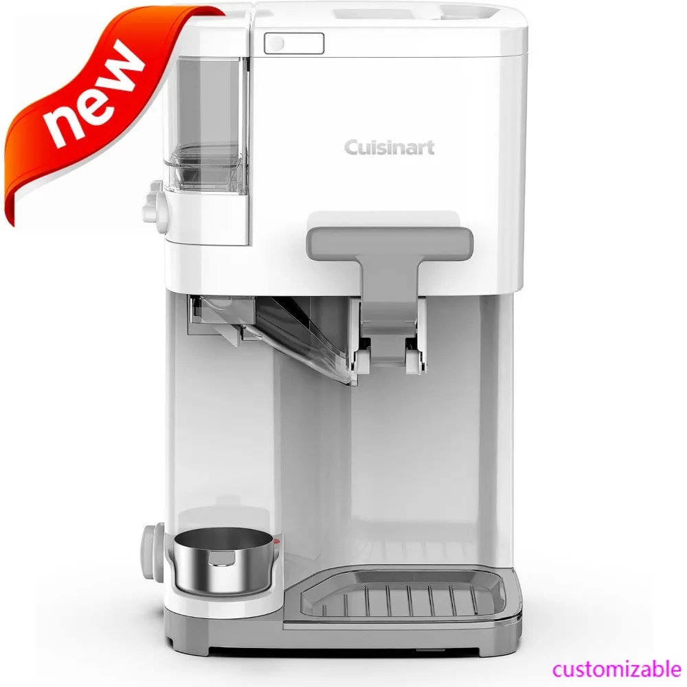 NEW-Soft Serve Ice Cream Machine- Mix It In Ice Cream Maker For Frozen Yogurt, Sorbet, Gelato, Drinks 1.5 Quart, White, ICE-48 
NEW-Soft Serve Ice Cream Machine- Mix It In Ice Cream Maker For Frozen Yogurt, Sorbet, Gelato, Drinks 1.5 Quart, White, ICE-48