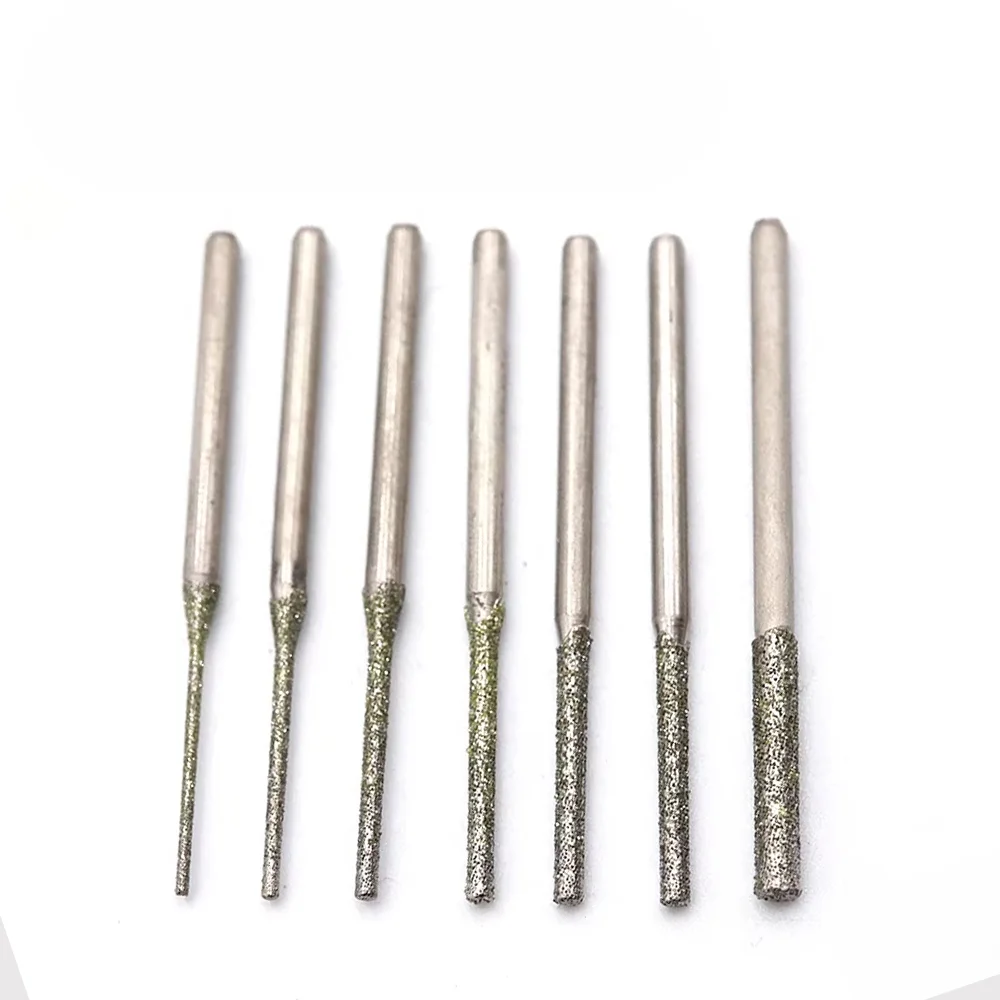 5-100Pcs Diamond Drill Bit Emery Peeling Bit Type A Tooth Burr 0.4mm 0.5mm 0.6mm 0.7mm~3mm Small Drilling Bits
5-100Pcs Diamond Drill Bit Emery Peeling Bit Type A Tooth Burr 0.4mm 0.5mm 0.6mm 0.7mm~3mm Small Drilling Bits